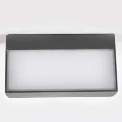 Lucande Aplique LED para exterior Lissi, 21 cm, antracita, IP54