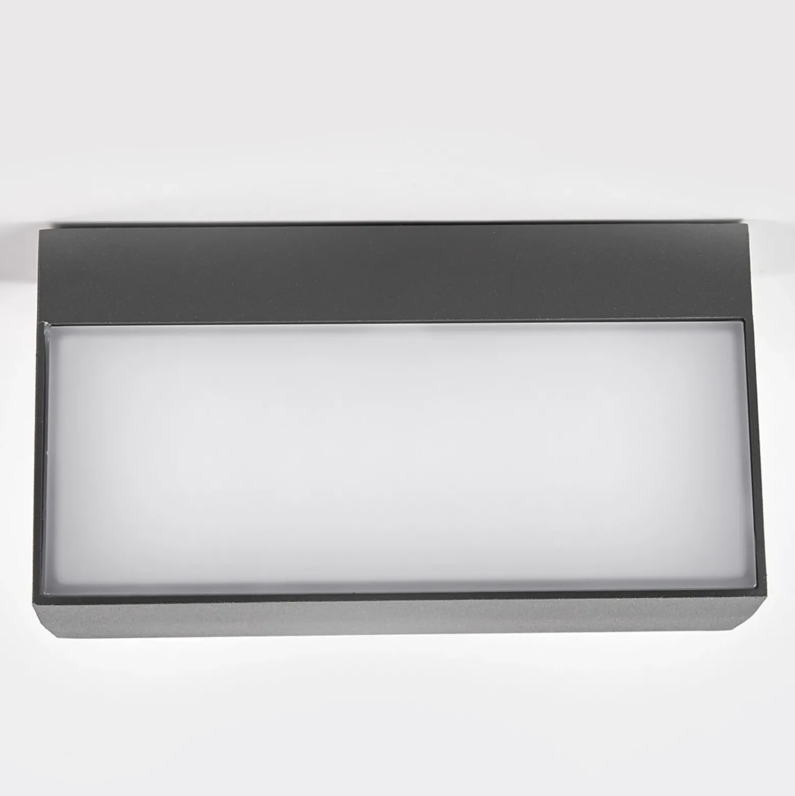 Lucande Aplique LED para exterior Lissi, 21 cm, antracita, IP54