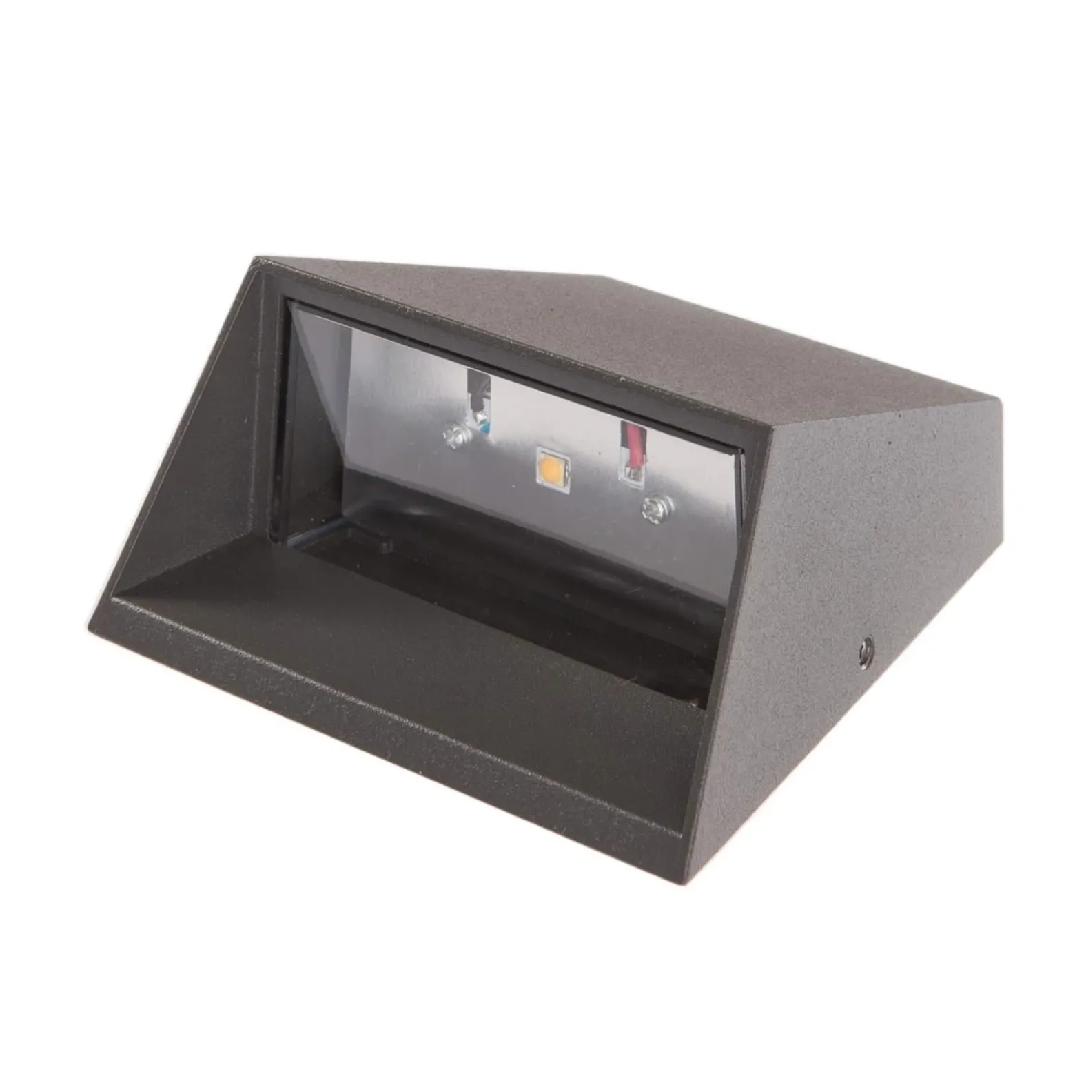 Lucande aplique LED para exterior Hanno, antracita, metal, IP54
