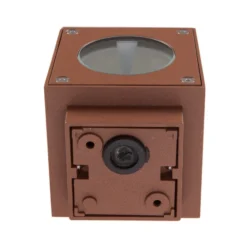 Lucande Aplique LED para exterior Jarno, óxido, metal, 9 cm