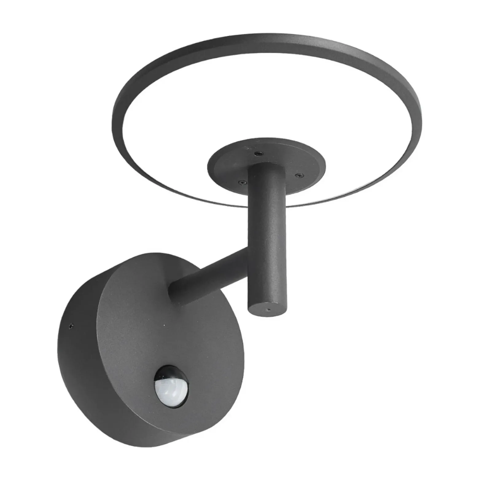 Lucande Aplique LED para exterior Fenia, sensor, IP54, antracita