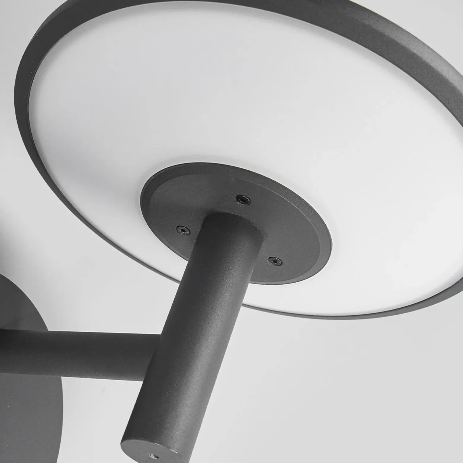 Lucande Aplique LED para exterior Fenia, sensor, IP54, antracita