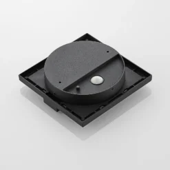 Lucande Aplique LED para exterior Gylfi, 20 cm, antracita, aluminio