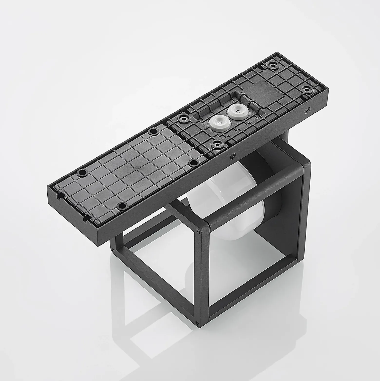 Lucande aplique para exterior Timio, downlight, sensor, GX53, IP44