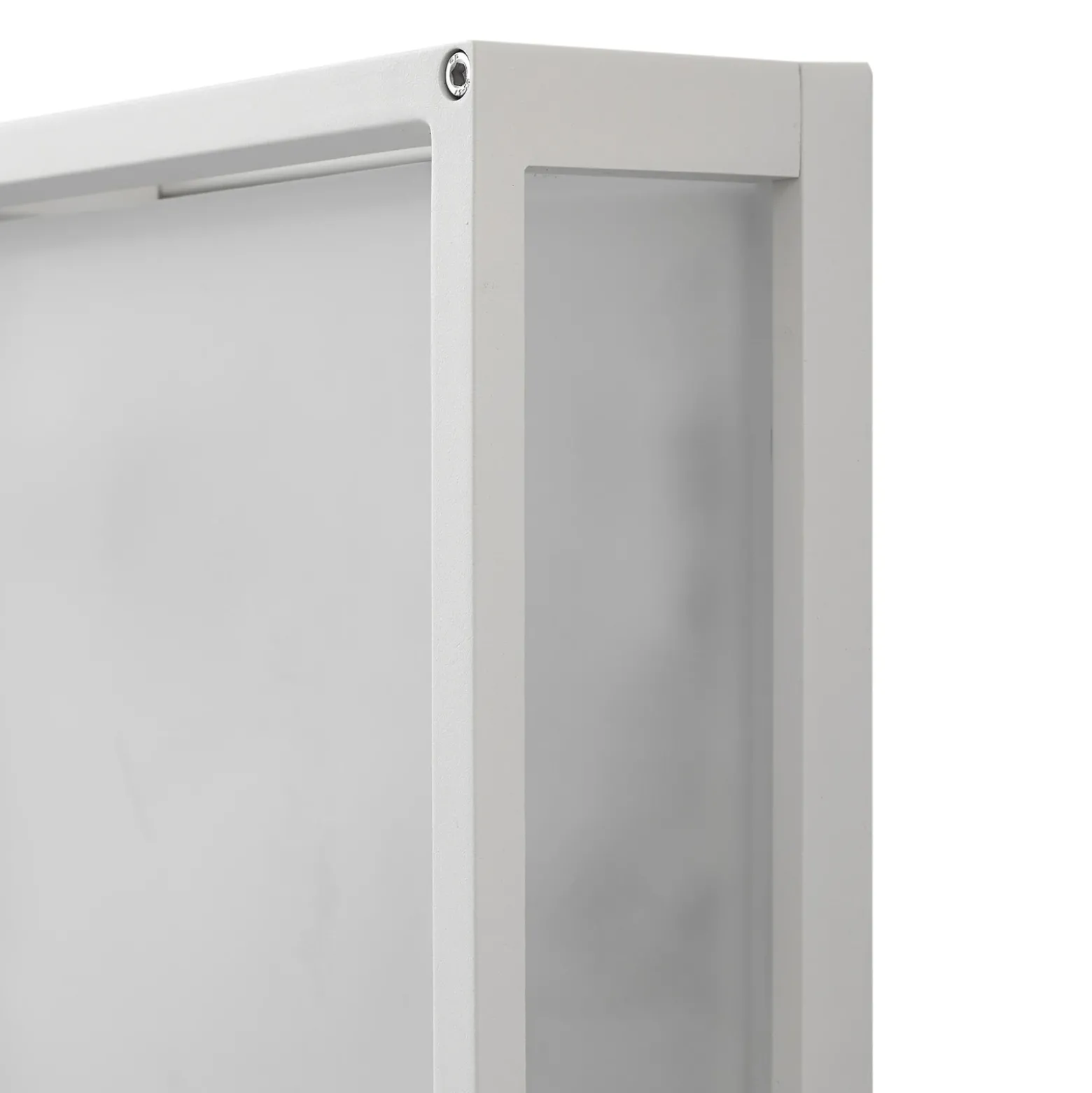 Lucande Aplique para exterior Aurelien, blanco, sensor, 25 x 25 cm
