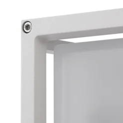 Lucande Aplique para exterior Aurelien, blanco, sensor, 25 x 25 cm