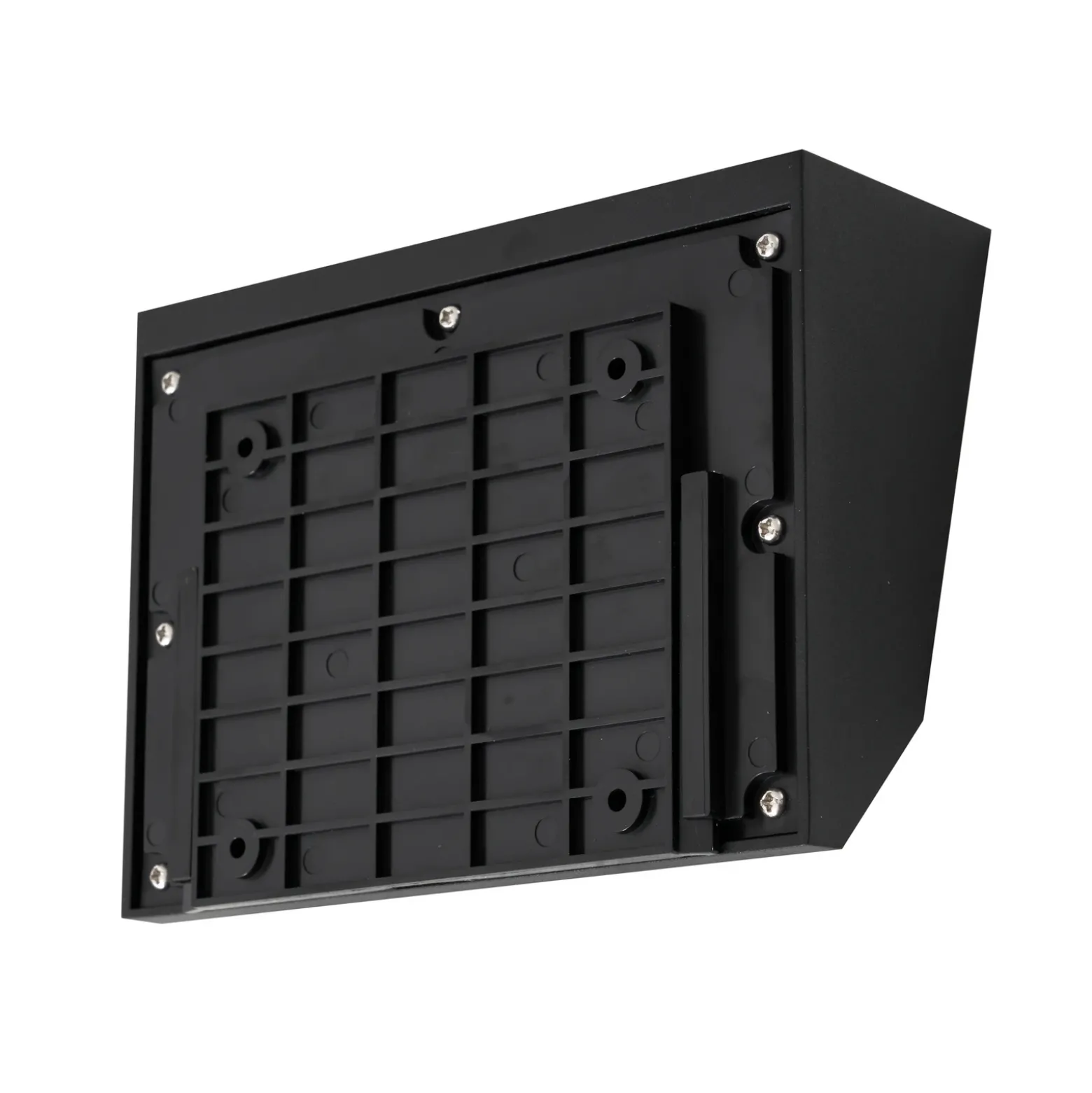 Lucande Aplique solar LED Dava, 14 cm de altura, aluminio, sensor