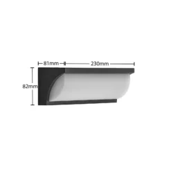 Lucande Aune Aplique de exterior LED
