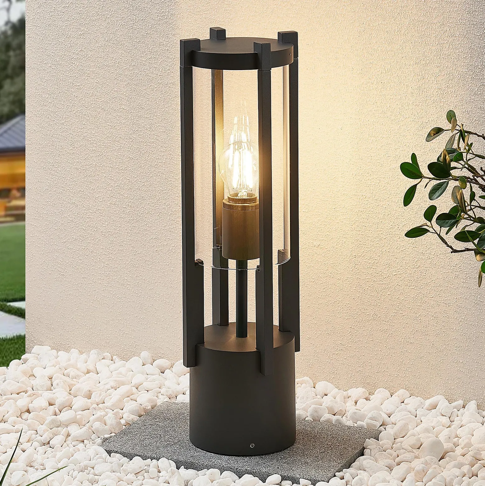 Lucande Baliza Brienne, 50 cm, antracita, metal
