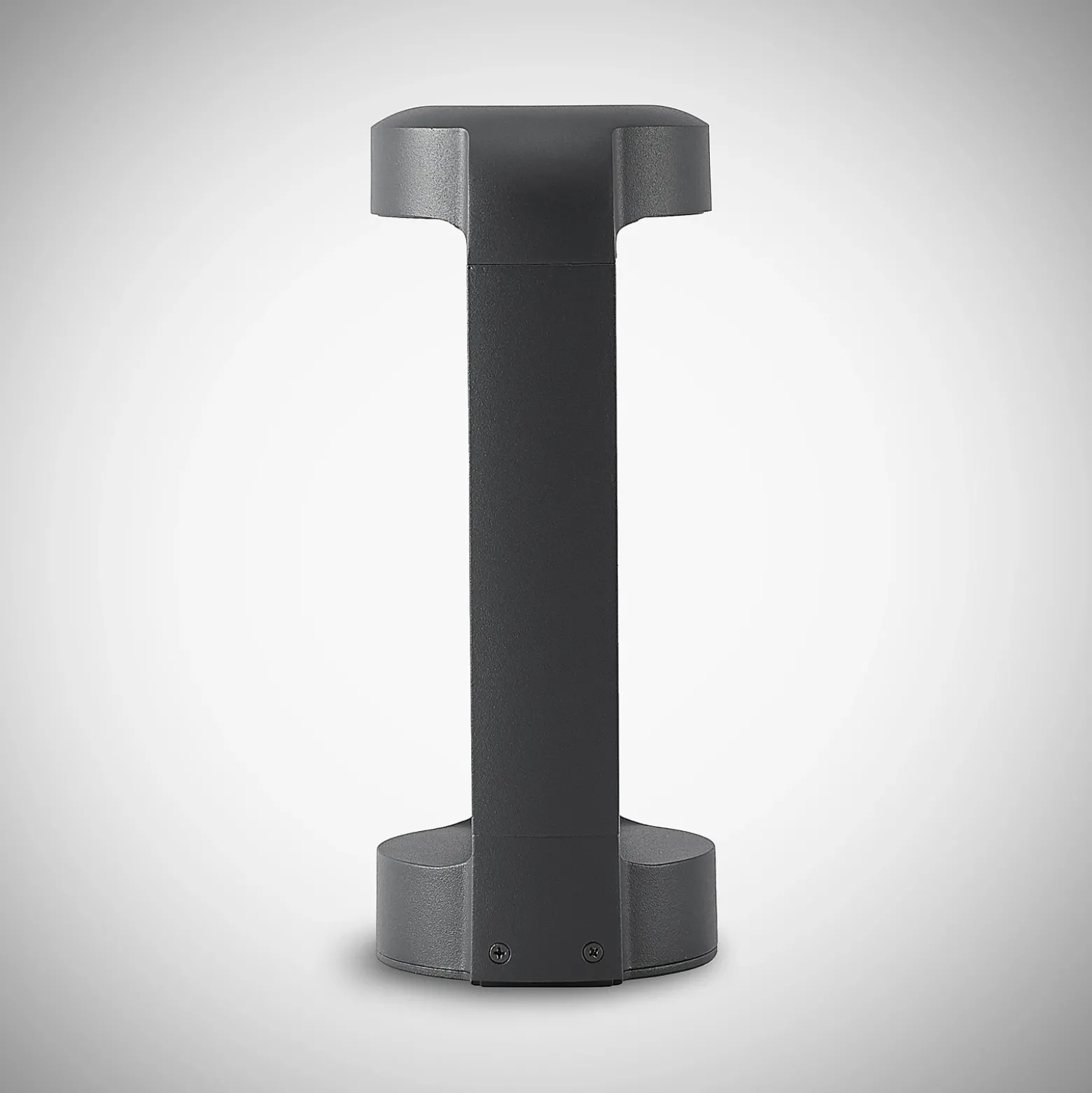 Lucande Baliza LED Habsa, 30 cm, antracita, metal