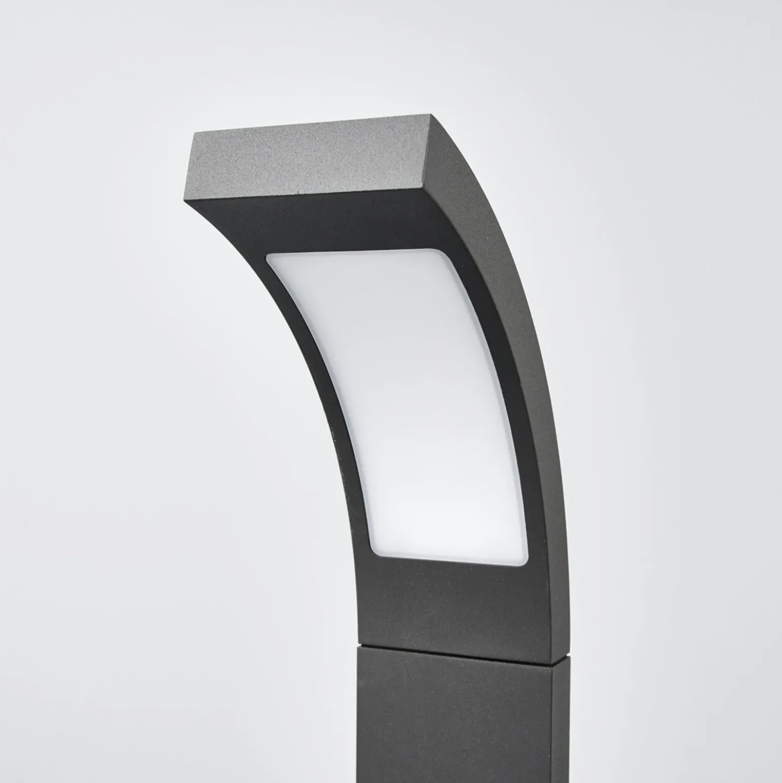Lucande Baliza LED Juvia, 40 cm, antracita, IP54