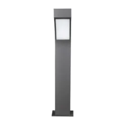 Lucande Baliza LED Lennik, 60 cm, antracita, metal