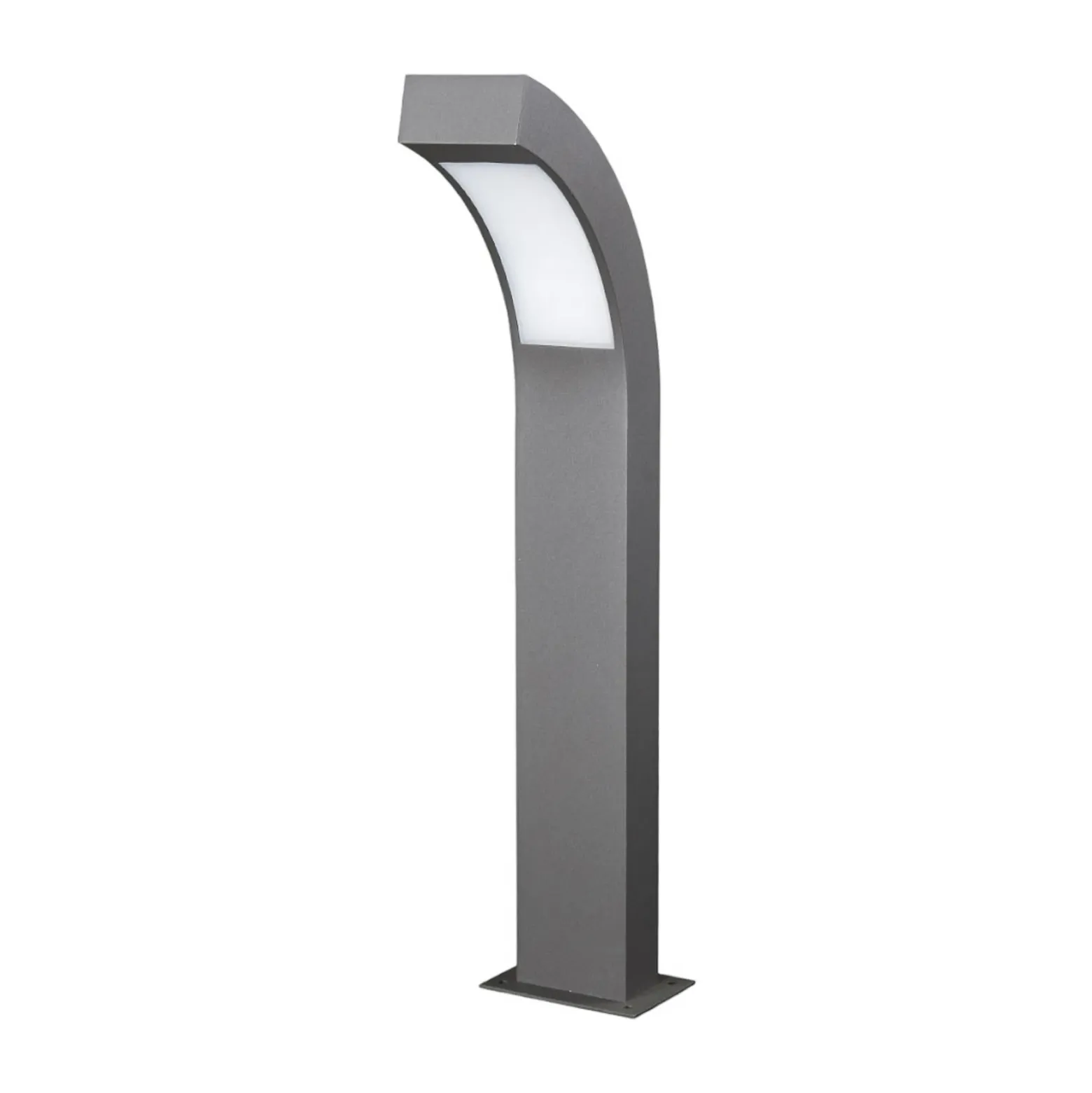 Lucande Baliza LED Lennik, 60 cm, antracita, metal