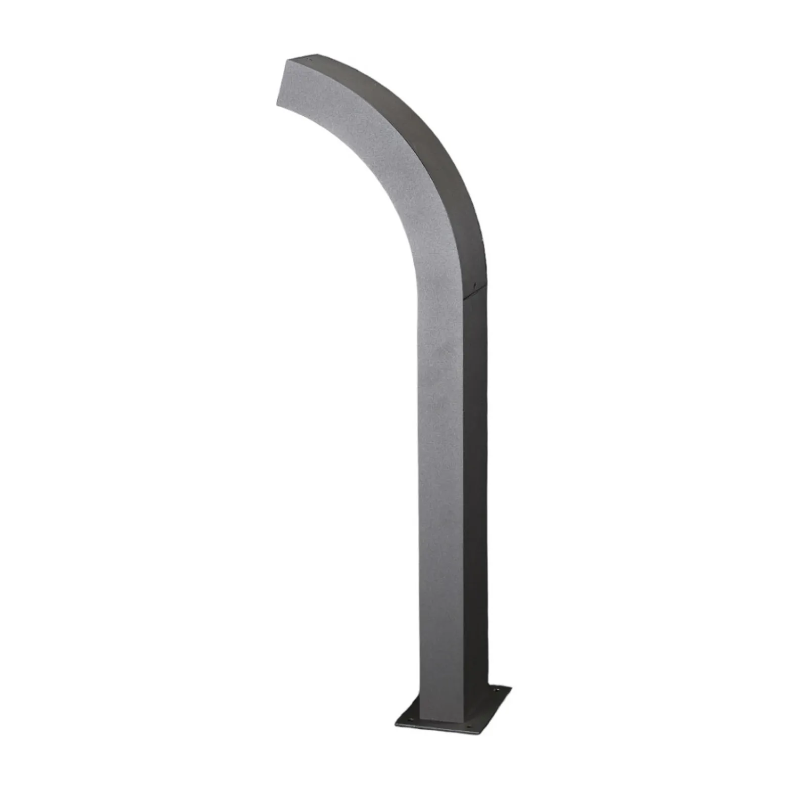 Lucande Baliza LED Lennik, 60 cm, antracita, metal