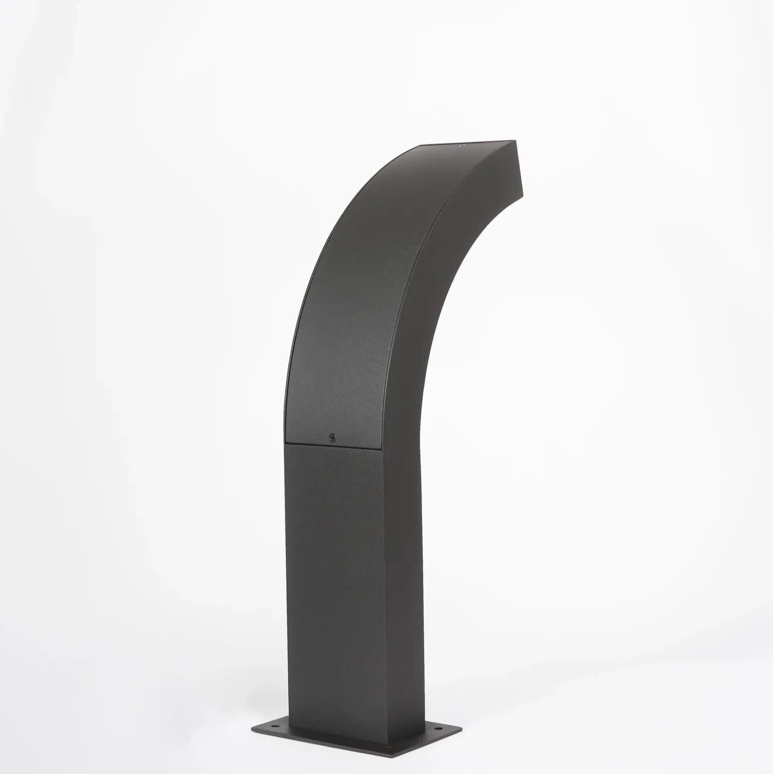 Lucande Baliza LED Lennik, 40 cm, antracita, metal