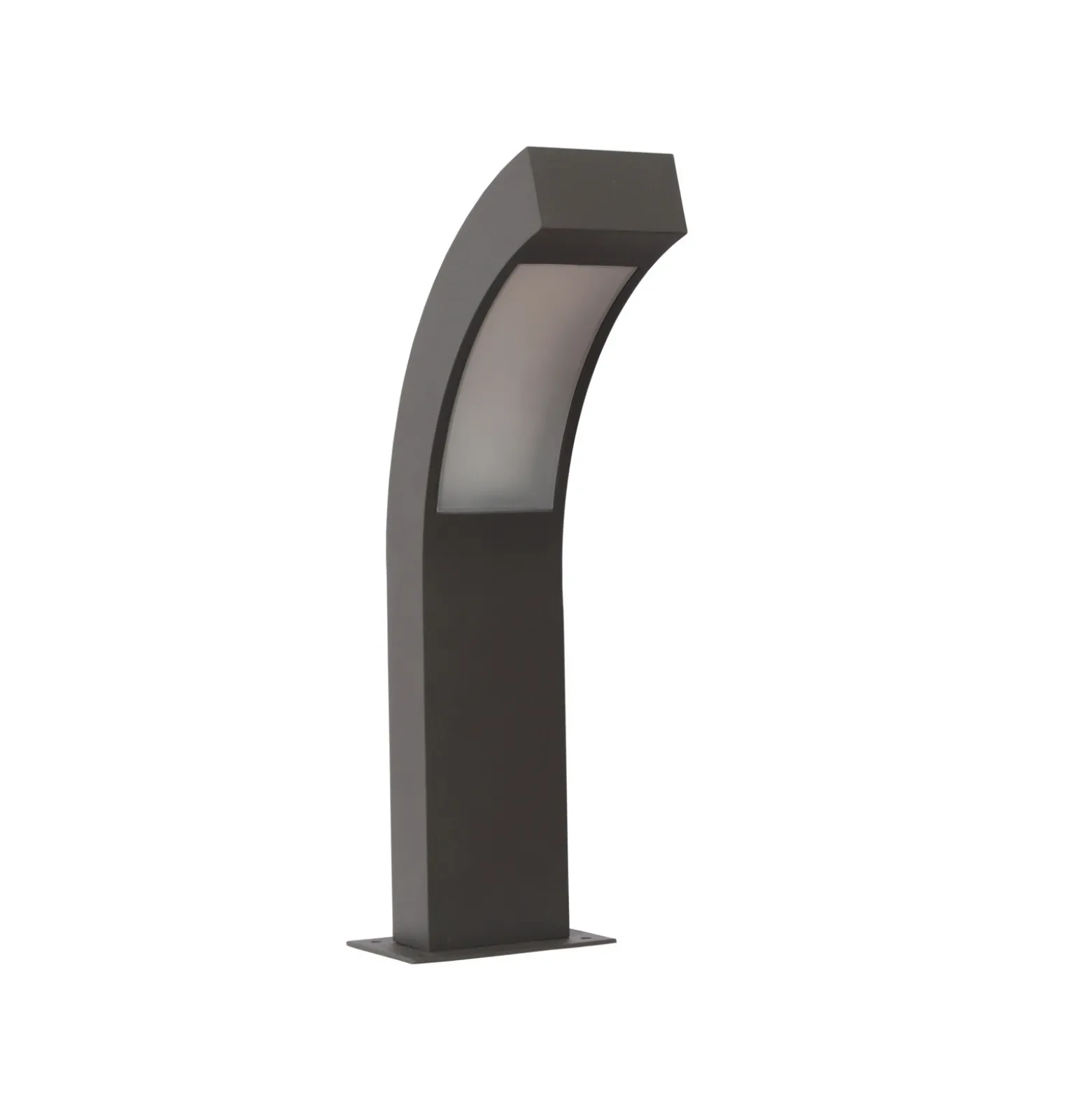 Lucande Baliza LED Lennik, 40 cm, antracita, metal