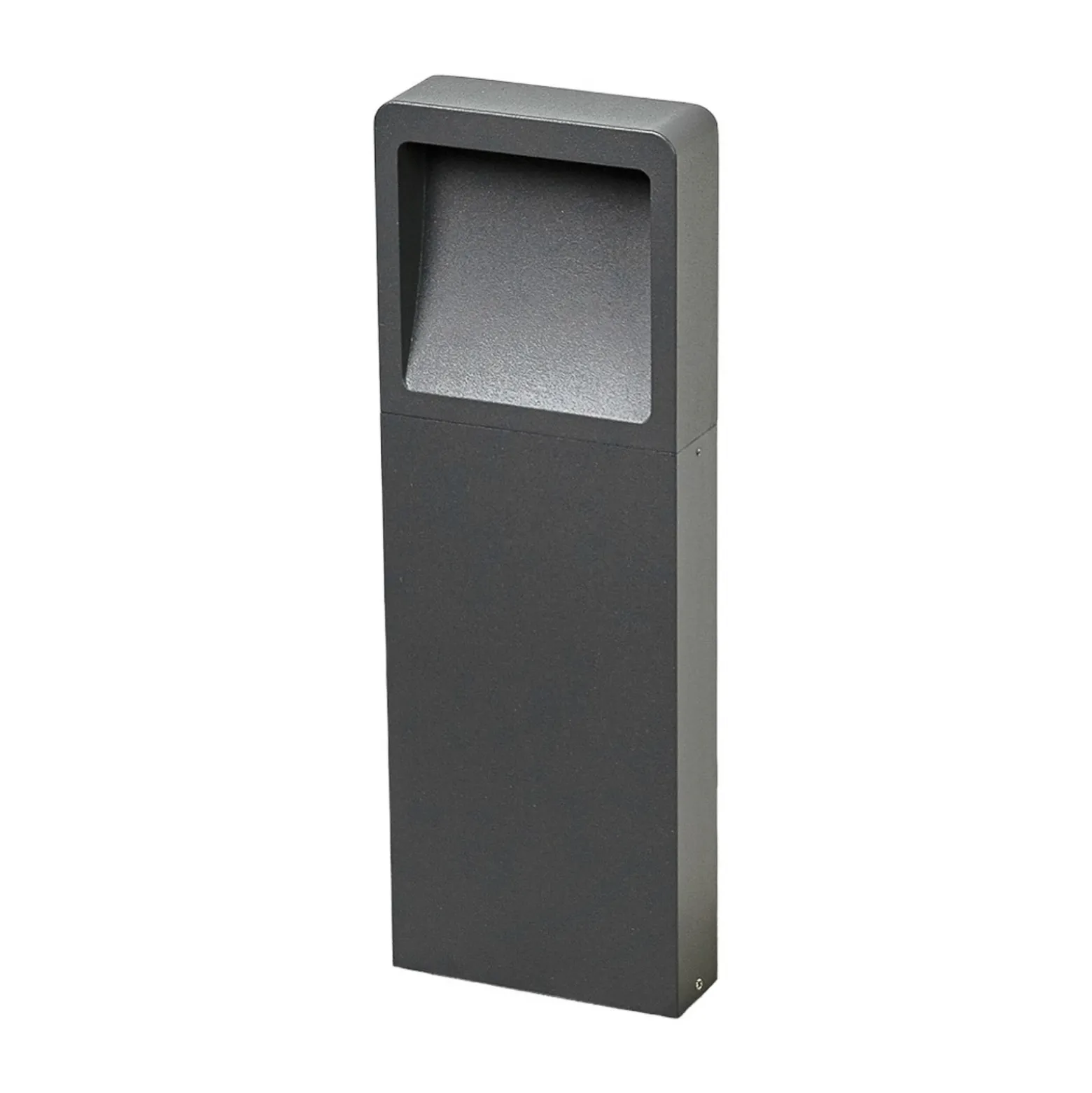 Lucande Baliza LED Leya, 4 unidades, 35 cm, antracita, IP54