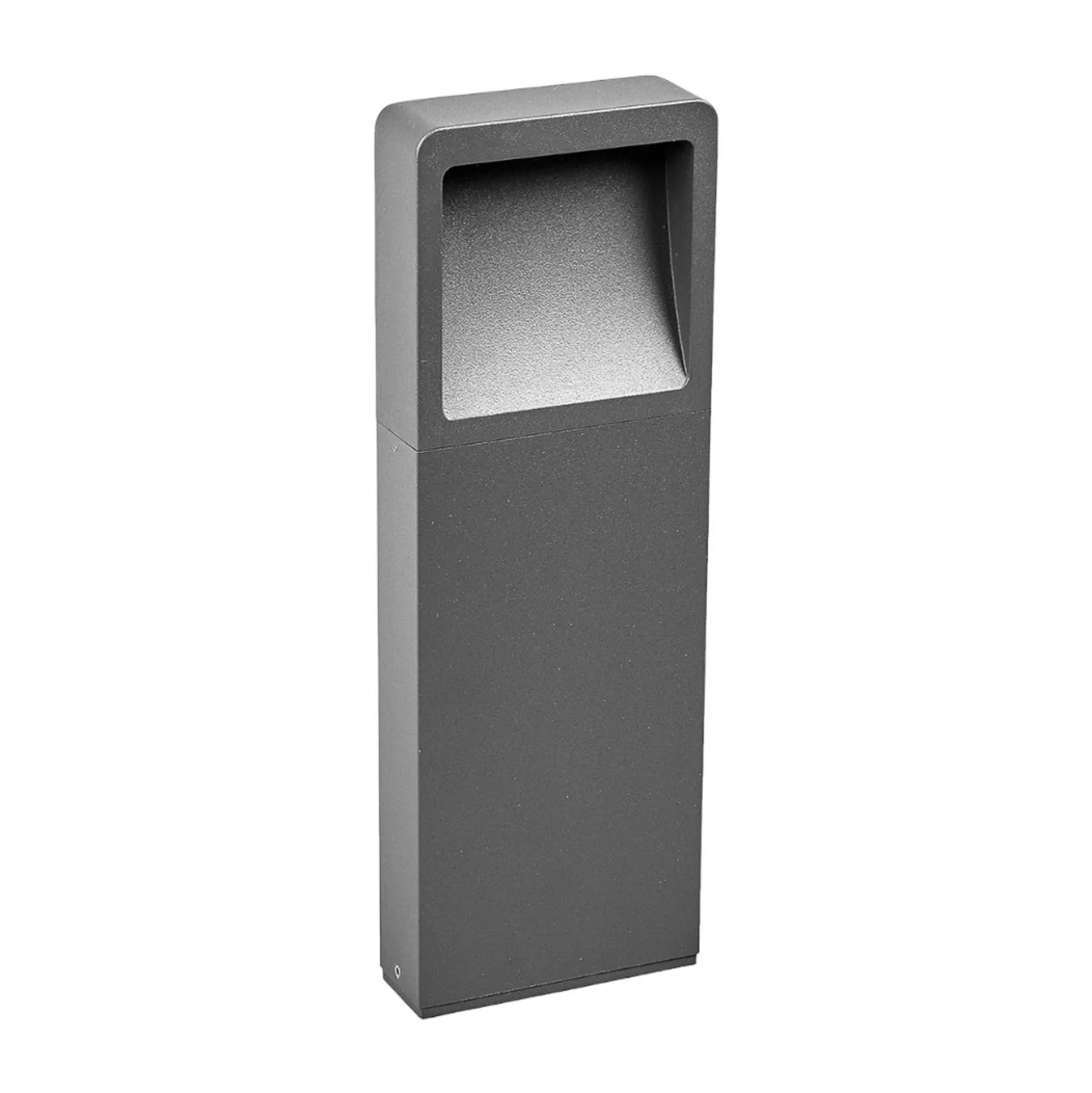 Lucande Baliza LED Leya, 4 unidades, 35 cm, antracita, IP54