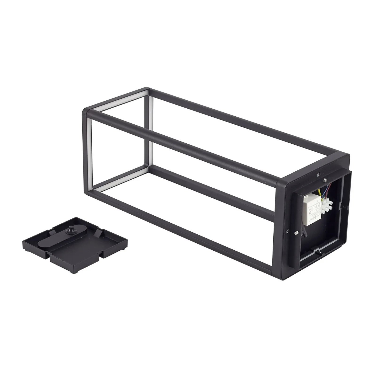 Lucande Baliza LED Thorvid, altura 50 cm, negro