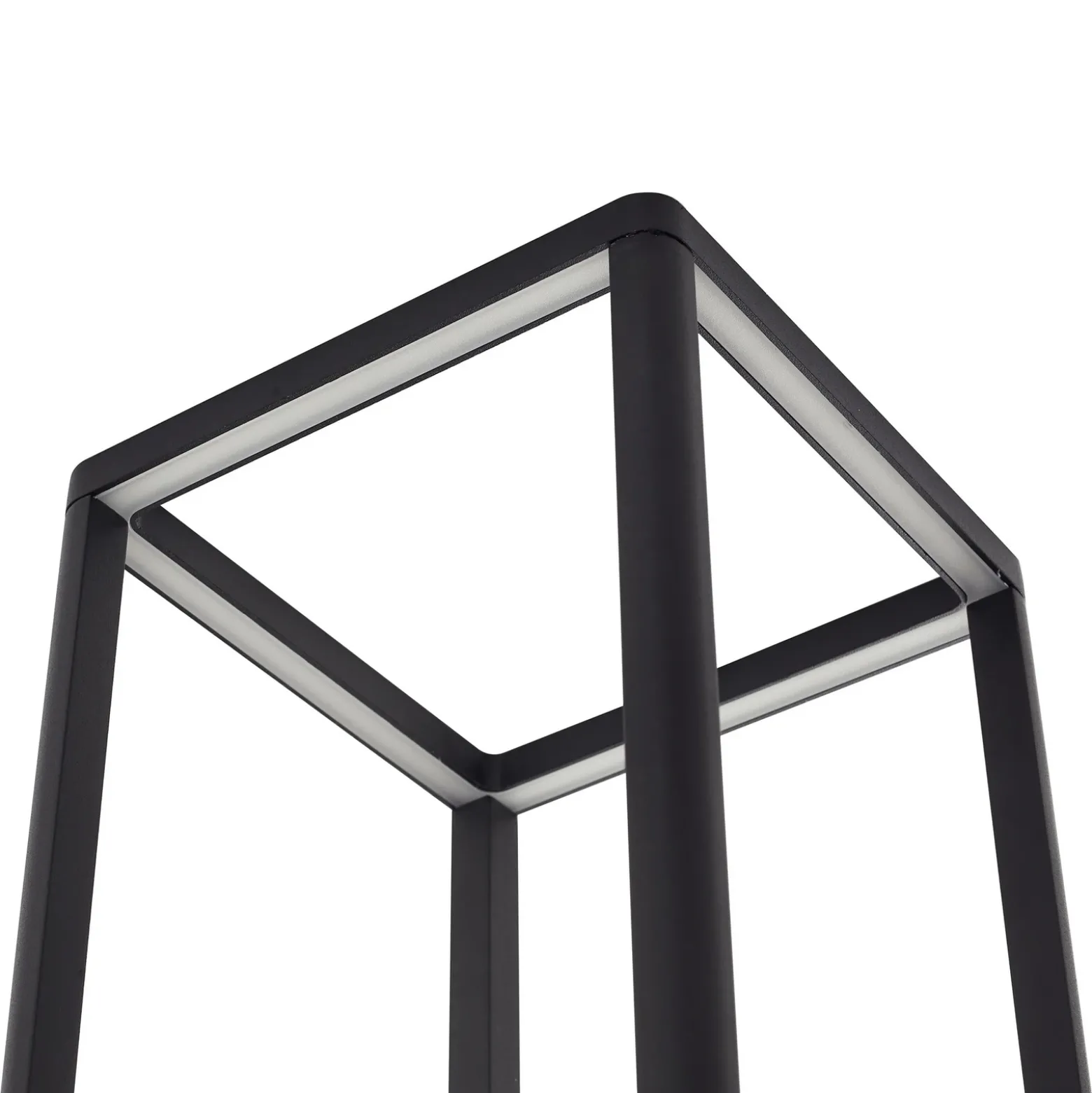 Lucande Baliza LED Thorvid, altura 50 cm, negro