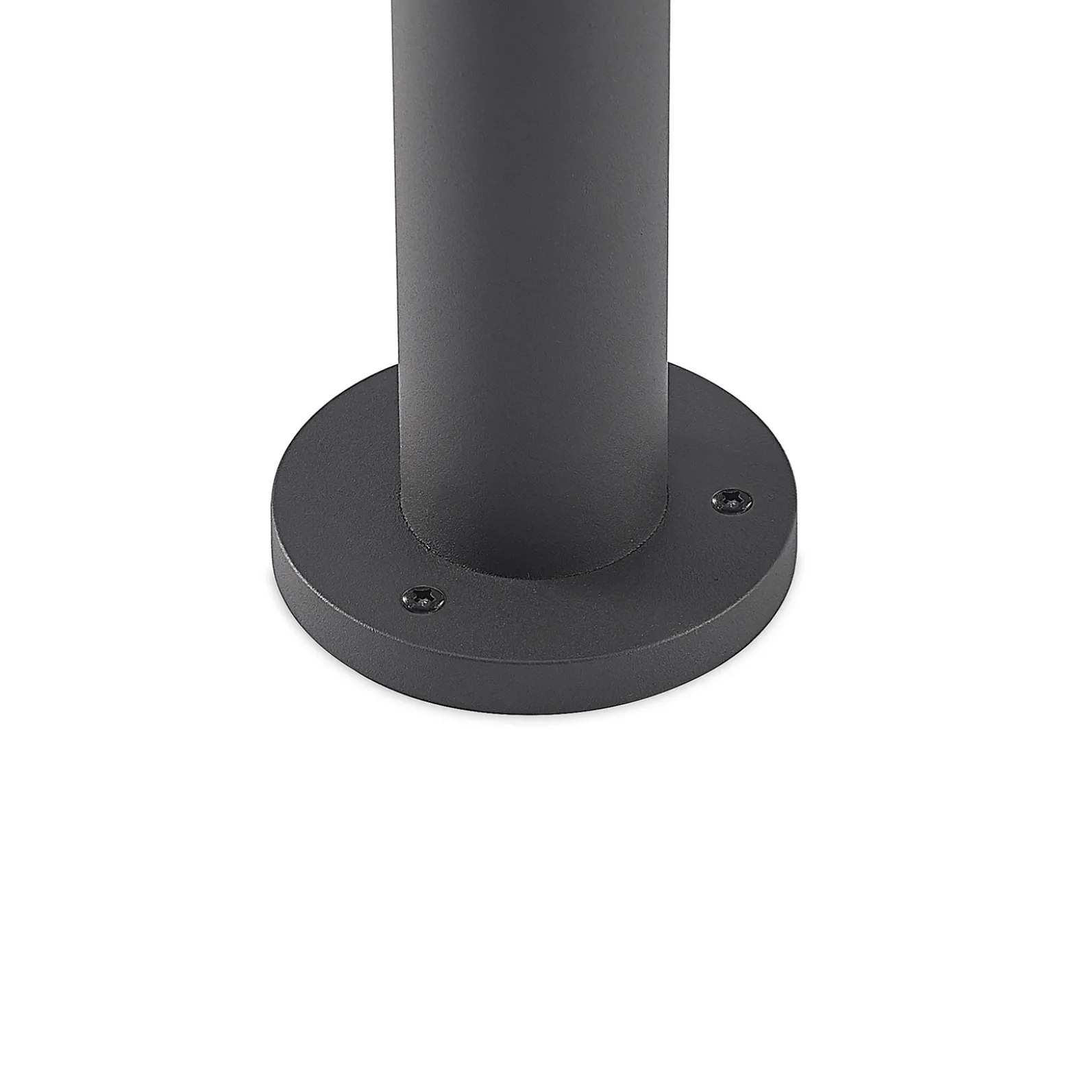 Lucande Bolardo luminoso Berenike, 85 cm, gris oscuro, metal, GX53