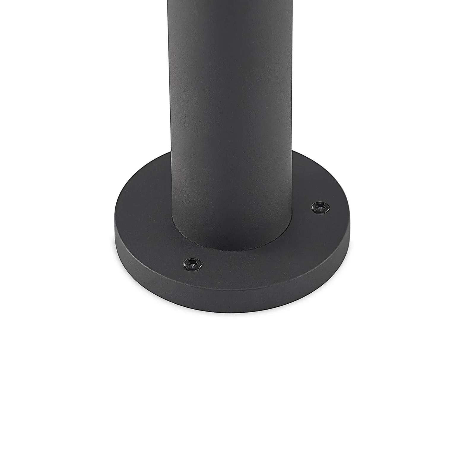 Lucande Bolardo luminoso Berenike, 60 cm, gris oscuro, metal, GX53