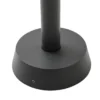 Lucande Bolardo luminoso Chandan, 100 cm, negro, aluminio
