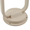 Lucande Bolardo luminoso Chandan, 90 cm, beige, metal, IP54