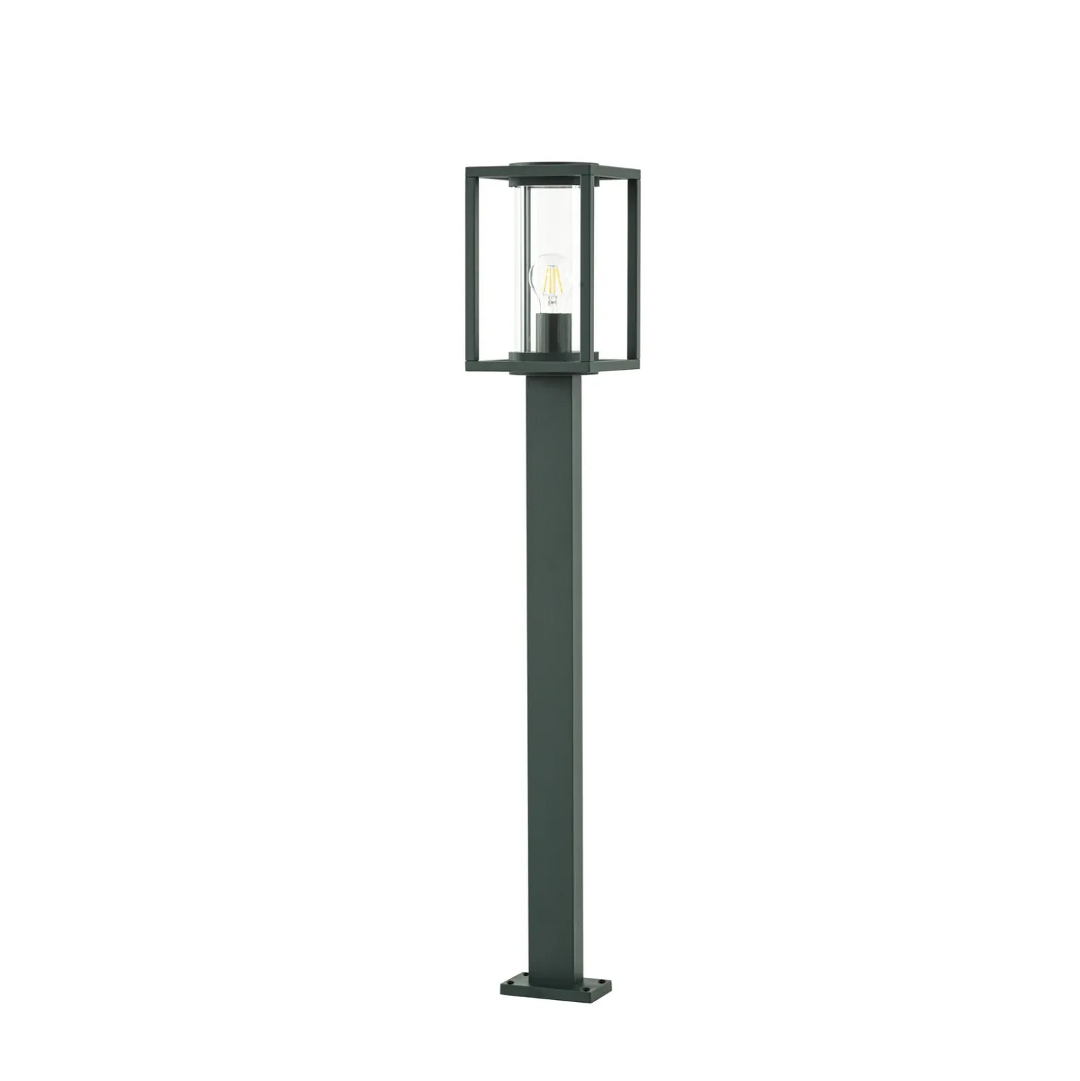 Lucande Bolardo luminoso Ferda, 100 cm, verde, IP44