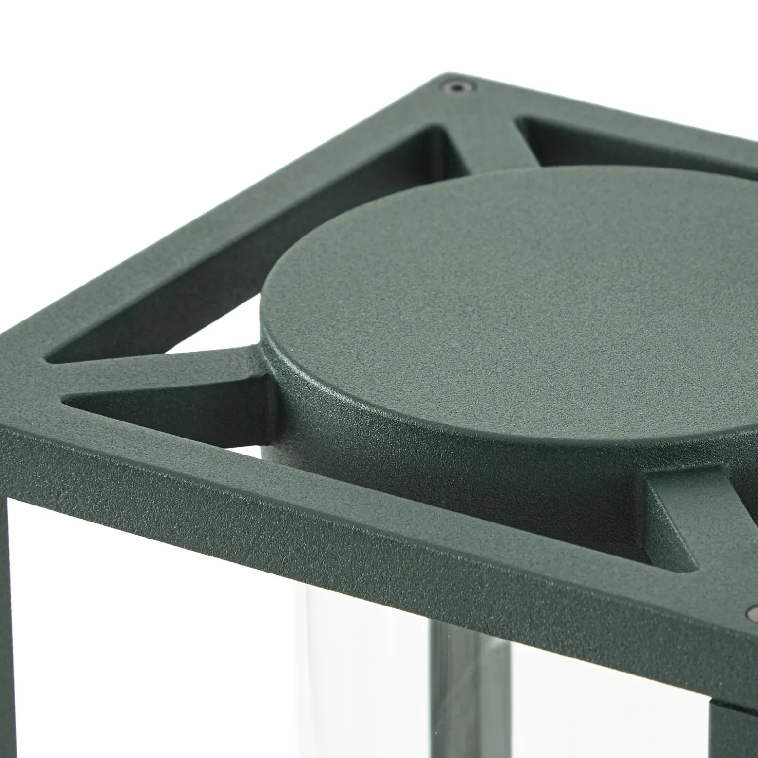 Lucande Bolardo luminoso Ferda, 100 cm, verde, IP44