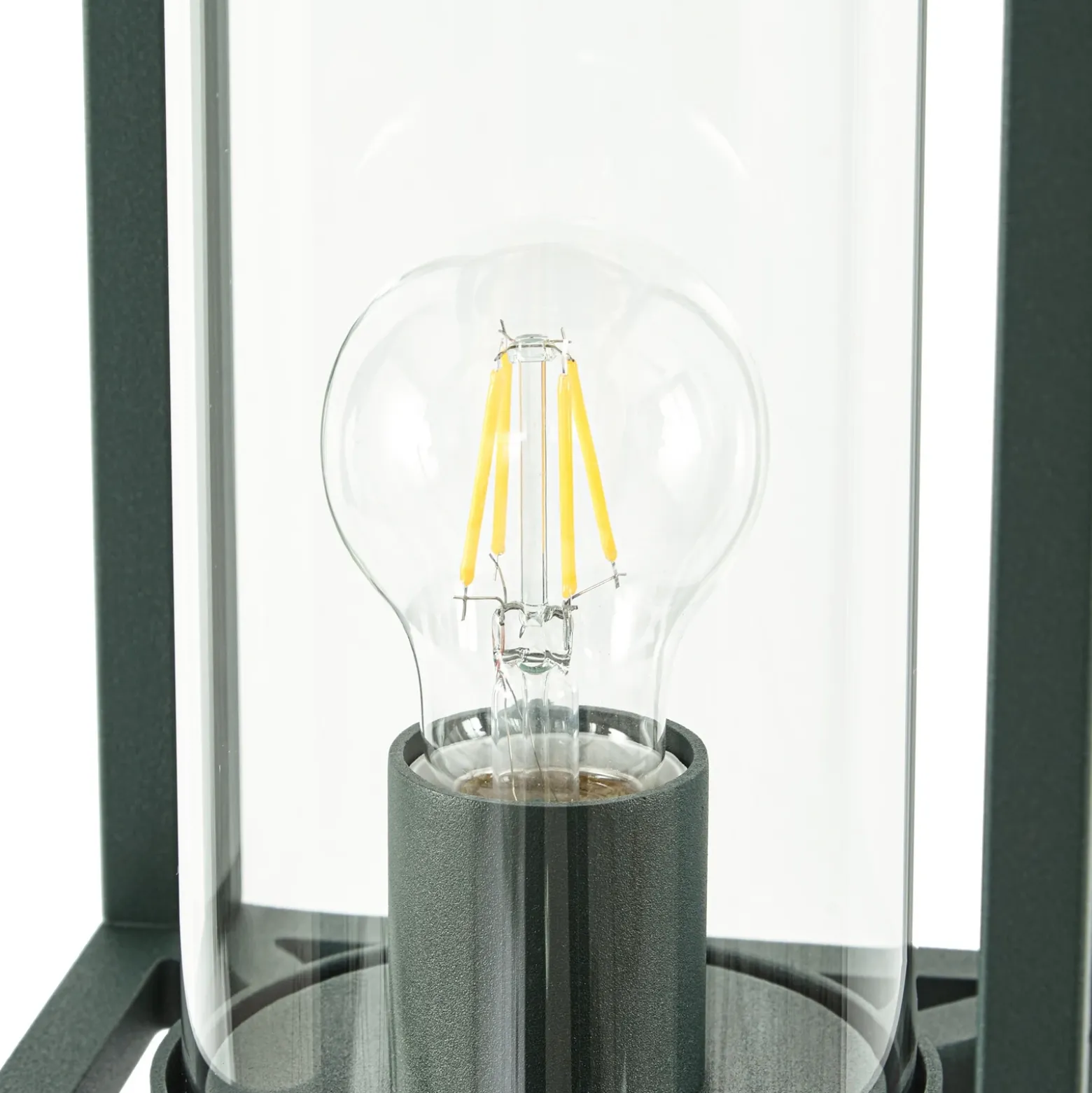 Lucande Bolardo luminoso Ferda, 100 cm, verde, IP44