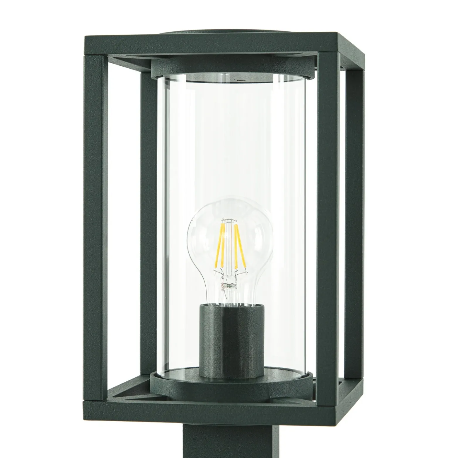 Lucande Bolardo luminoso Ferda, 100 cm, verde, IP44