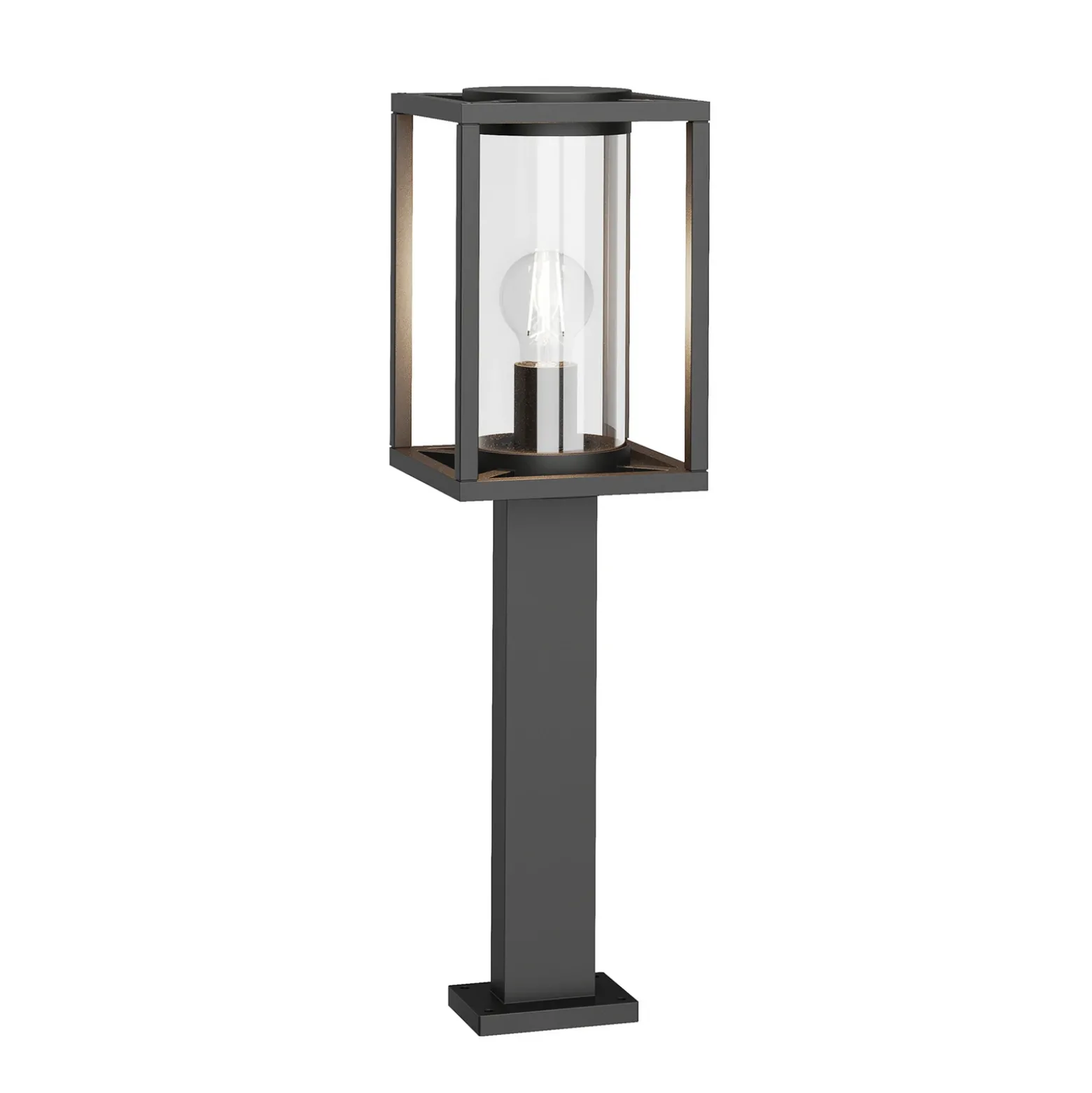 Lucande Bolardo luminoso Ferda, 60 cm, antracita, IP44