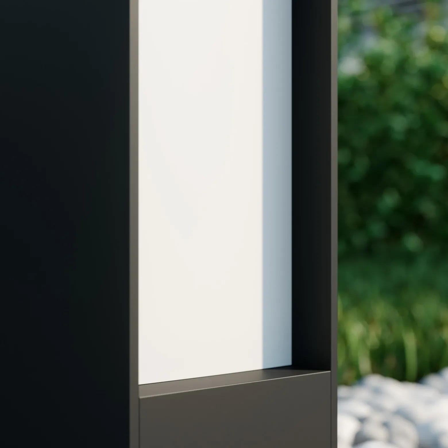 Lucande Bolardo luminoso LED Lirka, 2 luces, gris, metal, 60 cm