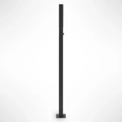 Lucande, bolardo luminoso LED Virgalia, detector de movimiento, 100 cm, IP54
