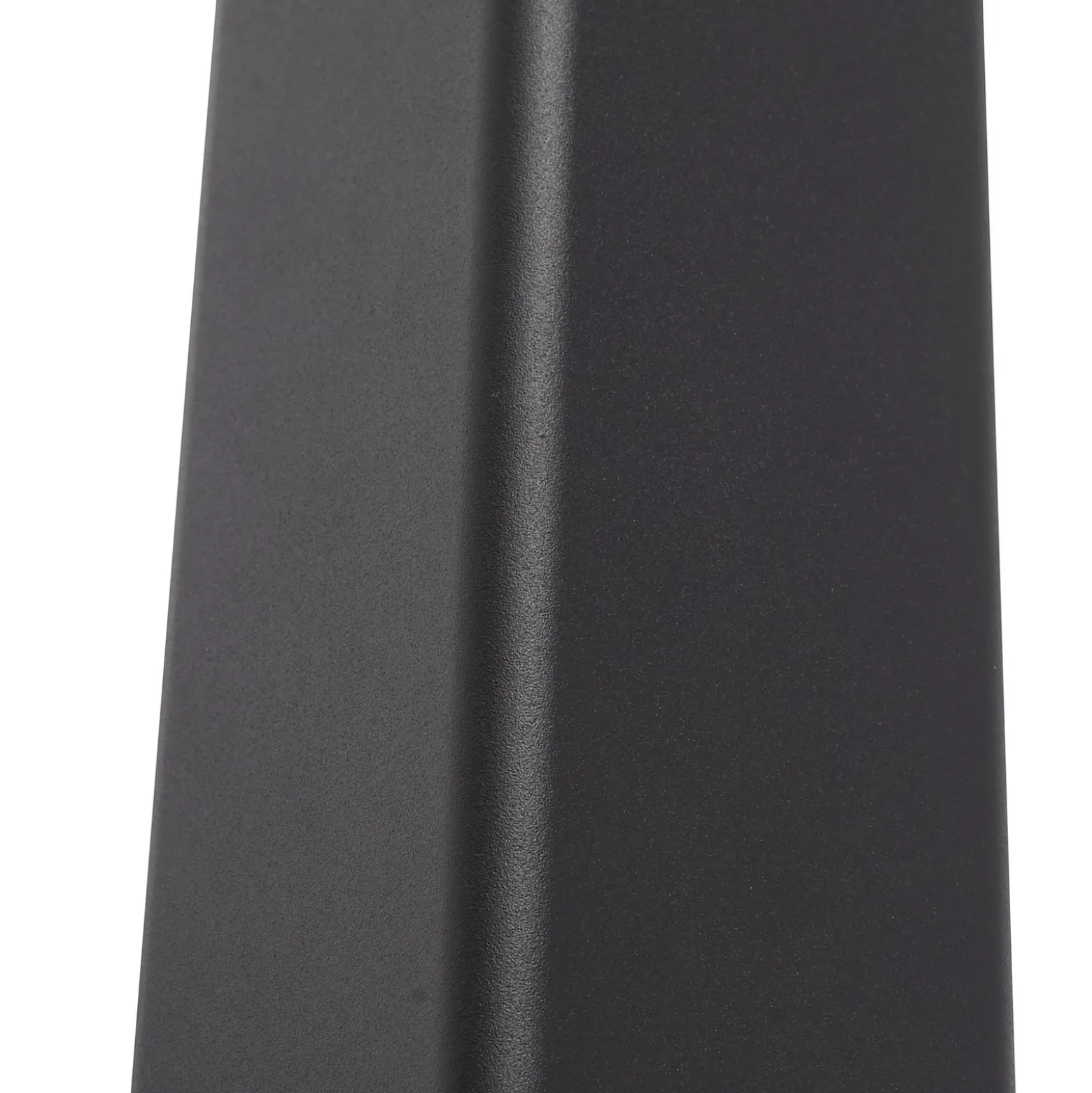 Lucande, bolardo luminoso LED Dakil, negro, aluminio