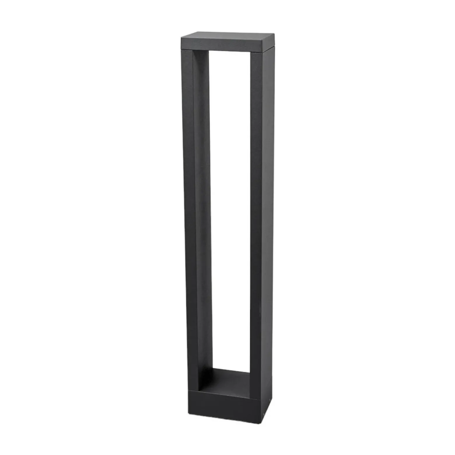 Lucande Bolardo luminoso LED Jupp, 60 cm, antracita, metal, IP54