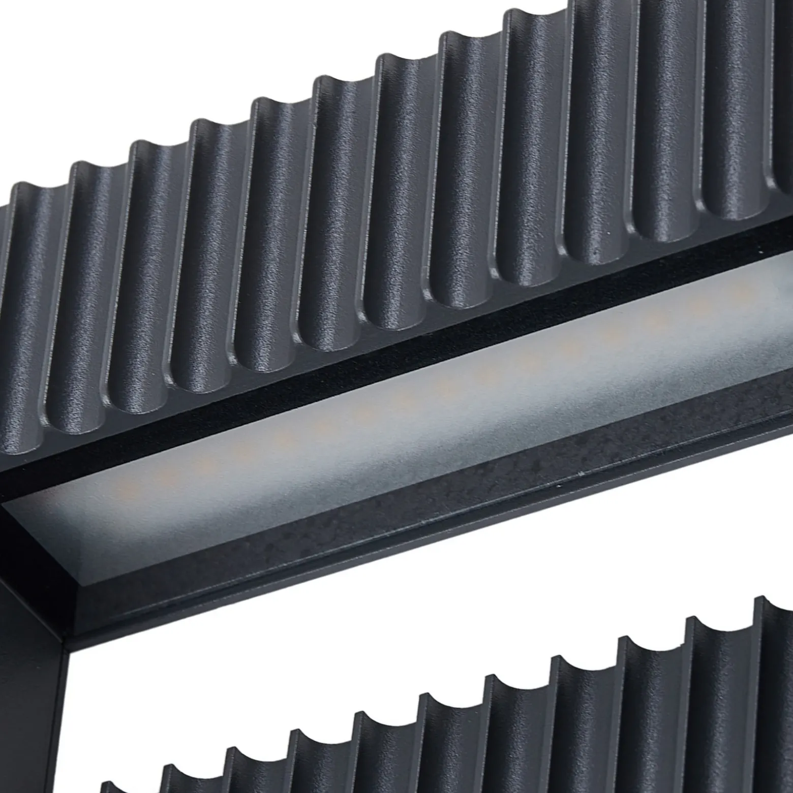 Lucande, bolardo luminoso LED Tavion, 60 cm, antracita, IP65