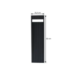 Lucande, bolardo luminoso LED Tavion, 60 cm, antracita, IP65