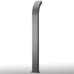 Lucande Bolardo luminoso LED Lennik, 100 cm, antracita, metal