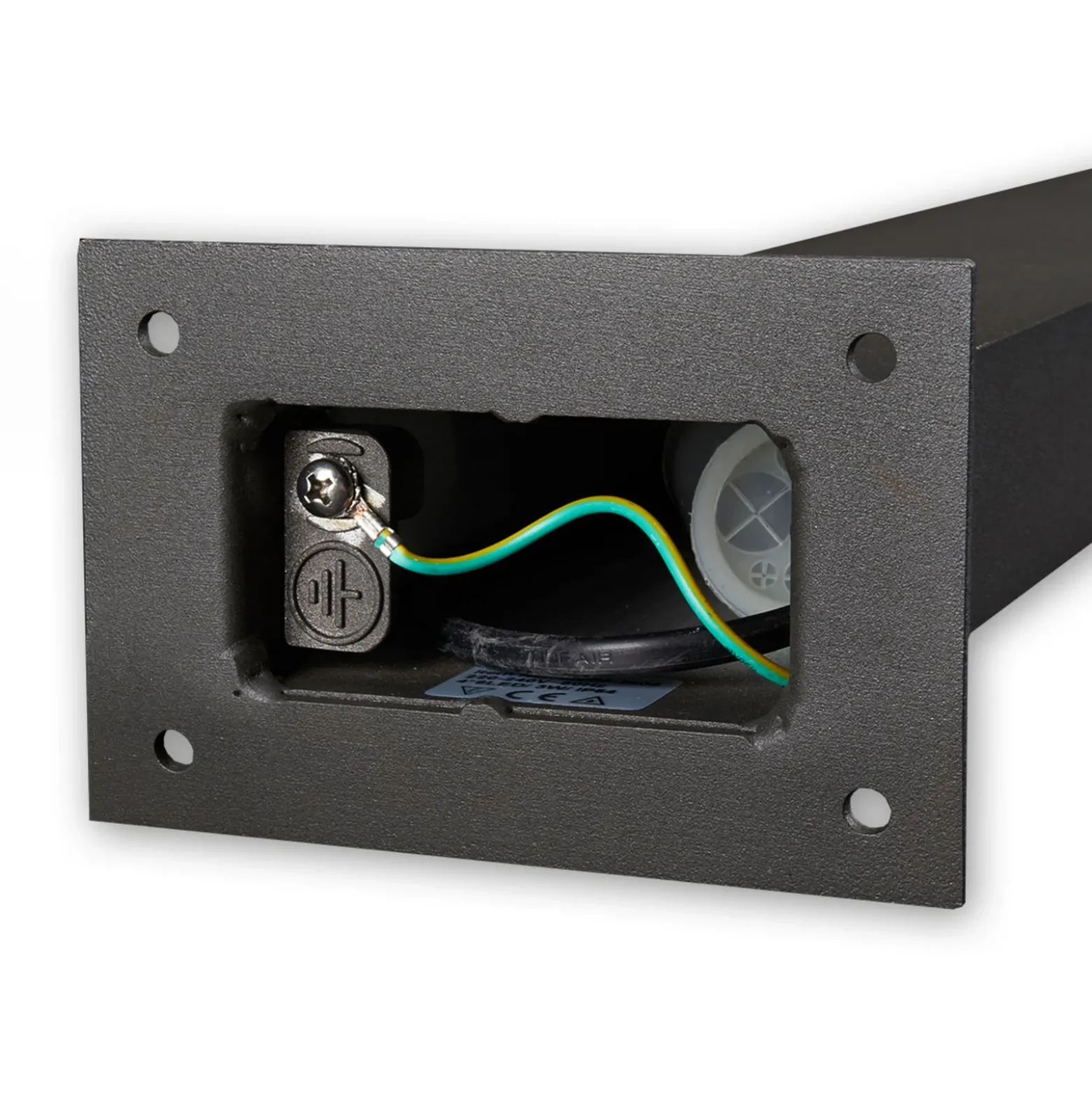Lucande Bolardo luminoso LED Lennik, 100 cm, antracita, metal