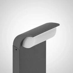 Lucande, bolardo luminoso LED Tinna, 100 cm, antracita, IP65