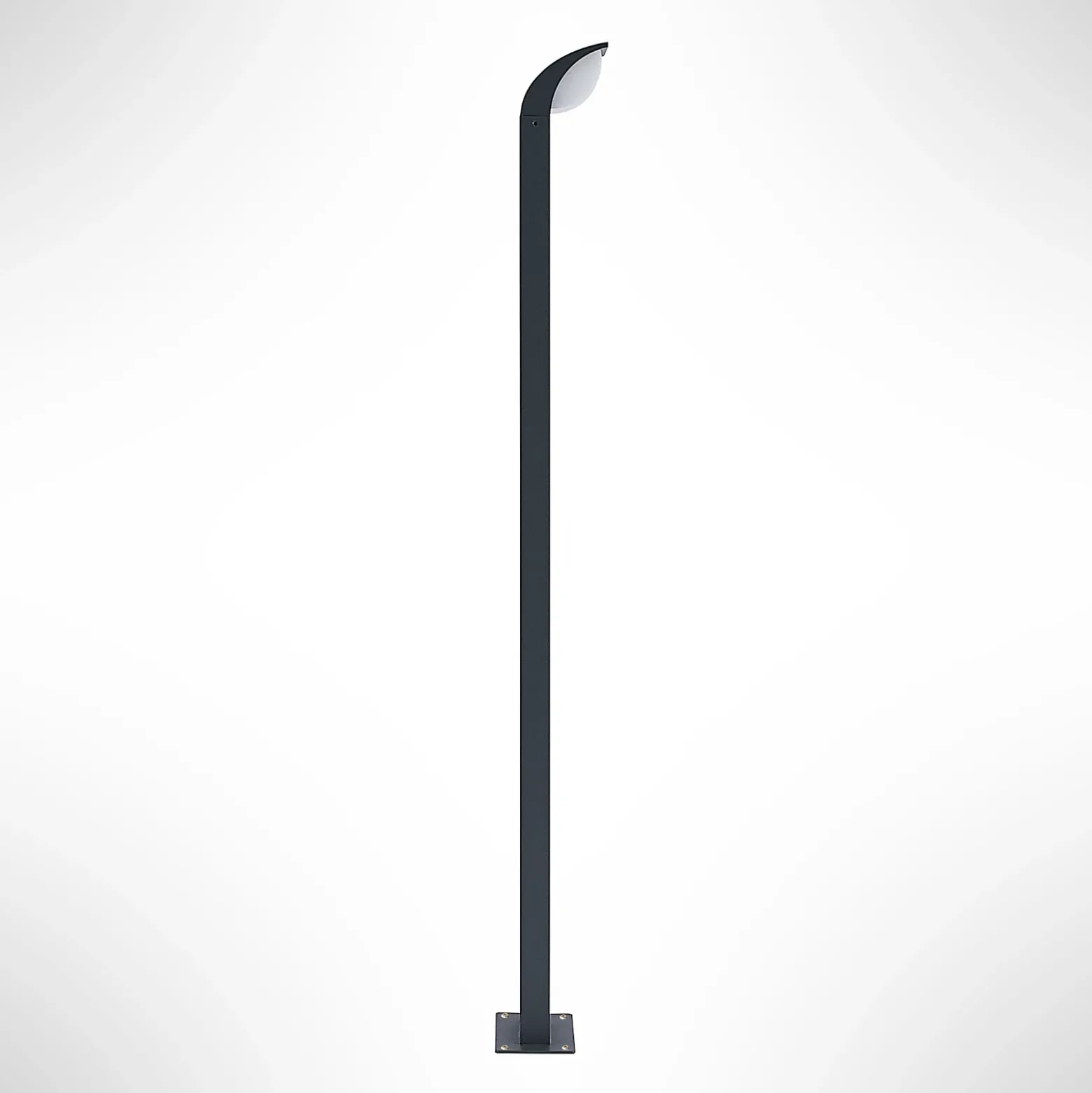 Lucande, bolardo luminoso LED Tinna, 100 cm, antracita, IP65