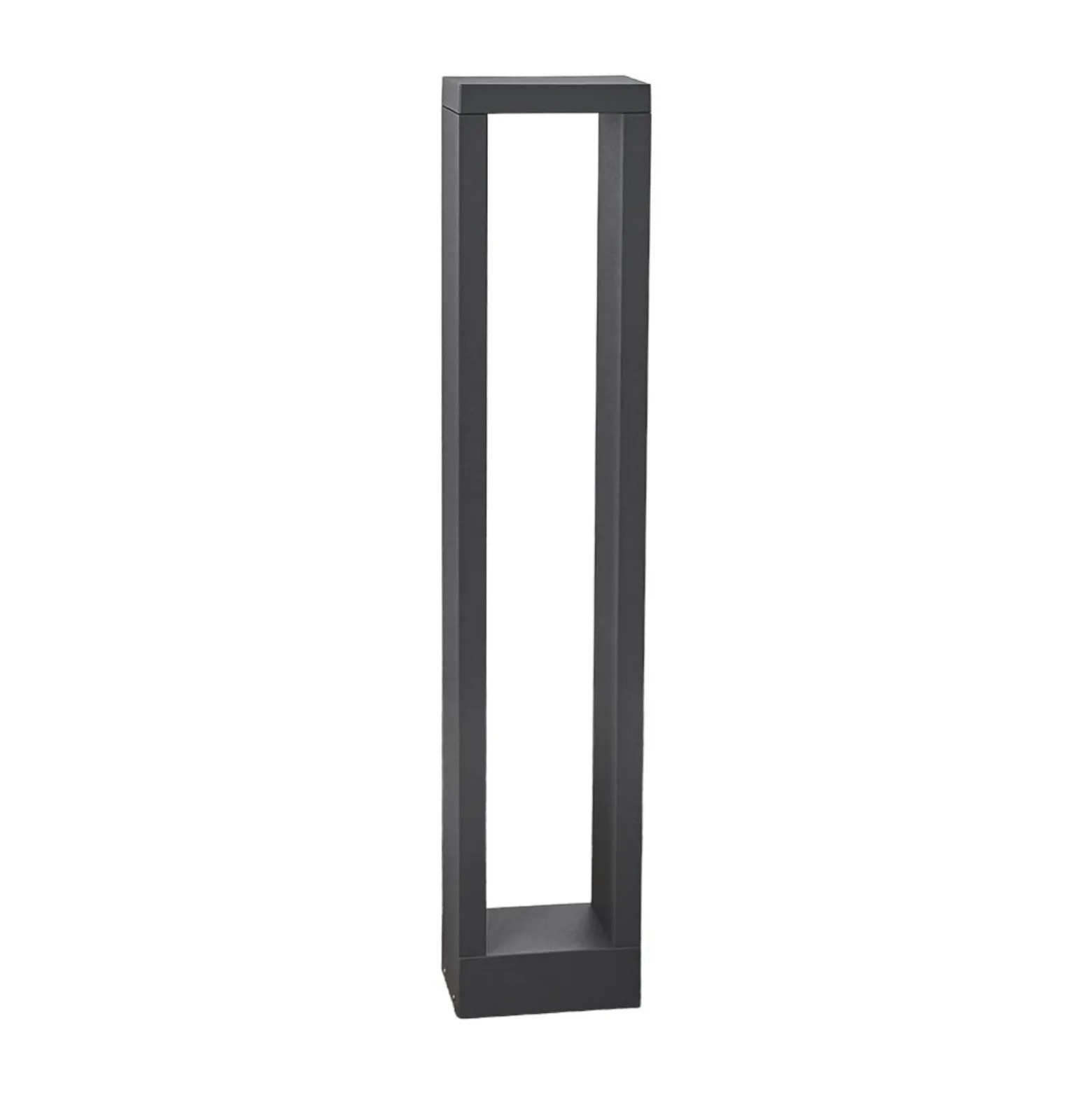 Lucande, bolardo luminoso LED Jupp, juego de 4, 60 cm, antracita, IP54