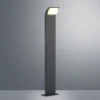 Lucande, bolardo luminoso LED Tinna, 80 cm, antracita, IP65