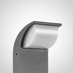 Lucande, bolardo luminoso LED Tinna, 80 cm, antracita, IP65