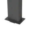 Lucande Bolardo luminoso LED Lennik, sensor, 100 cm, antracita