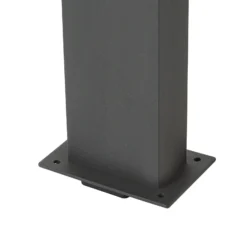 Lucande Bolardo luminoso LED Lennik, sensor, 100 cm, antracita