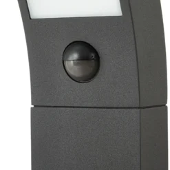 Lucande Bolardo luminoso LED Lennik, sensor, 100 cm, antracita