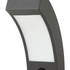 Lucande Bolardo luminoso LED Lennik, sensor, 100 cm, antracita